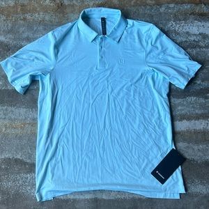 Lulu Lemon Snap-Front Performance short-sleeve Polo